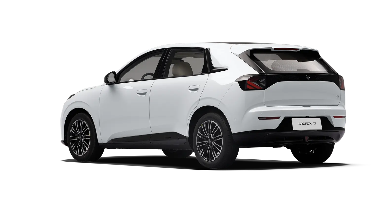 ARCFOX T1 Branco Polar em visão 360º, ângulo 32 de 36