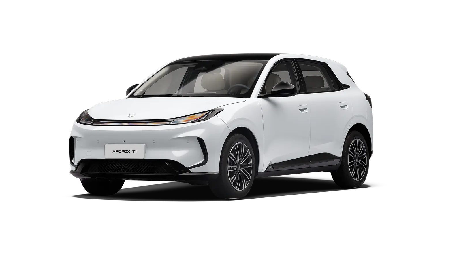 ARCFOX T1 Branco Polar em visão 360º, ângulo 7 de 36